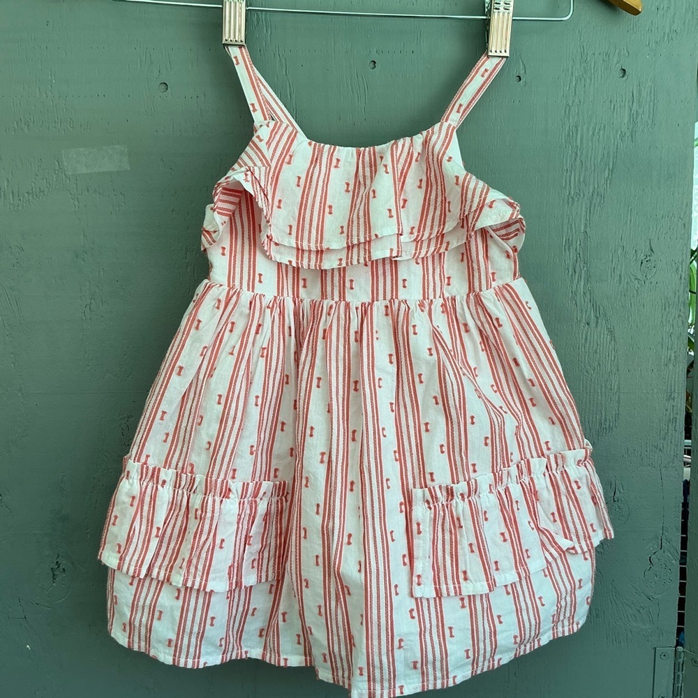 Cat & Jack Baby Pink and Red Striped Dress